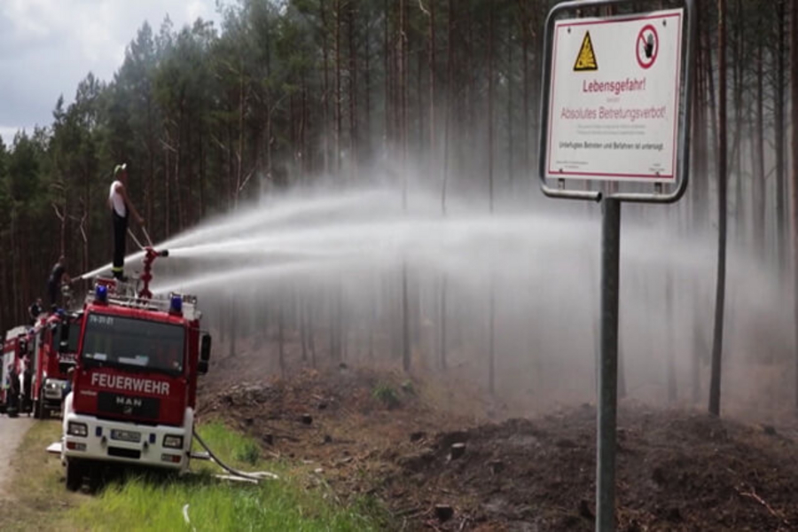 Waldbrand außer Kontrolle